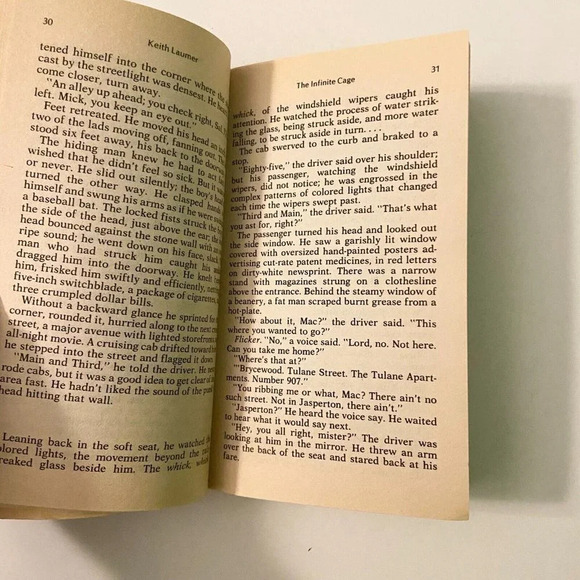 Vintage 1980s Lot of 3 Keith Laumer Books Infinite Cage Ultimax Man Time Machine - Picture 7 of 16